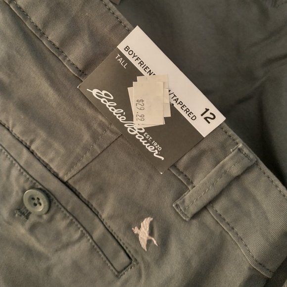 Eddie Bauer Pants - Eddie Bauer Khakis Size 12 Tall-NWOT